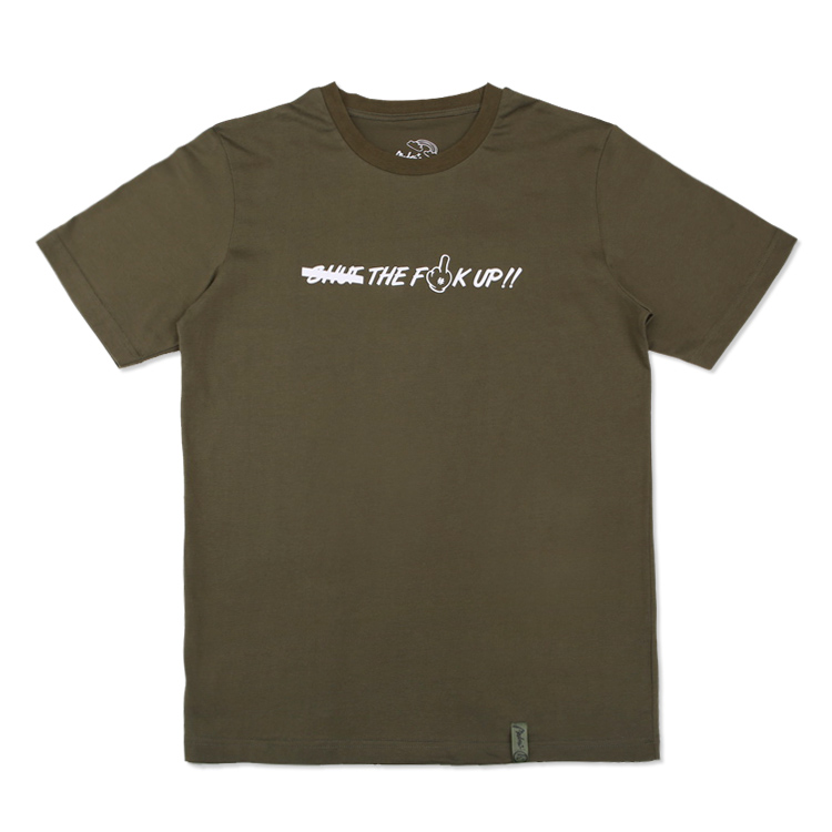 Medria+ T恤男女“给我闭嘴”系列 男士短袖军绿色潮流 圆领|msdalam kategori Pakaian Lelaki, baju-T - dari Buy2taobao.com untuk memberikan perkhidmatan ejen Taobao profesional membeli