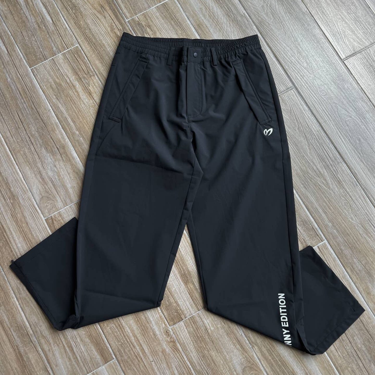 高尔夫男装长裤雨衣裤弹力松紧腰防水防风速干防水雨裤运动休闲