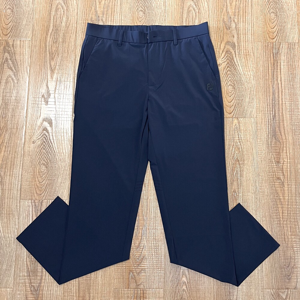 热销日韩高尔夫男装长裤薄款修身橡筋松紧腰弹力速干运动休闲球裤