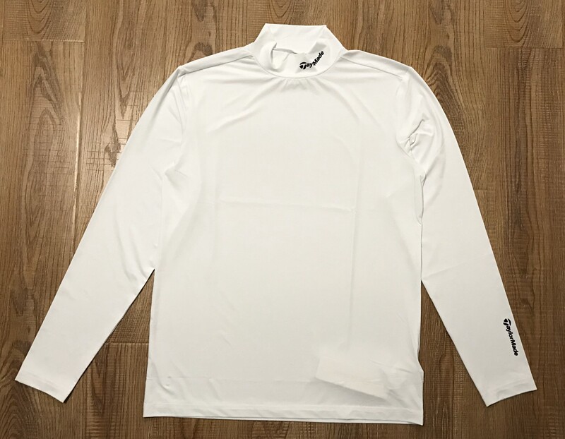 出口日韩taylormad高尔夫男装长袖t高弹力速干运动防晒内衣可外穿