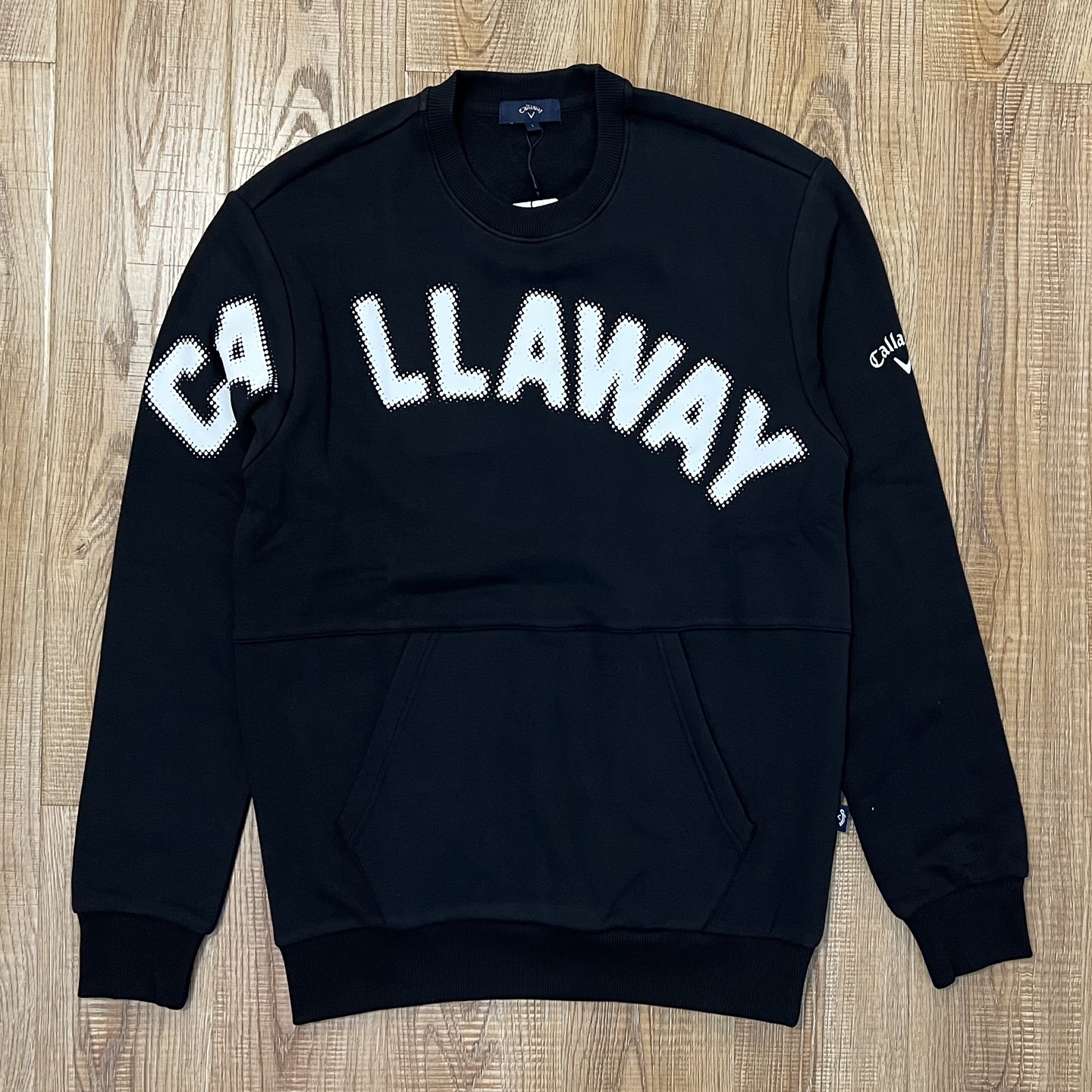 高尔夫男装圆领卫衣绒里保暖单穿