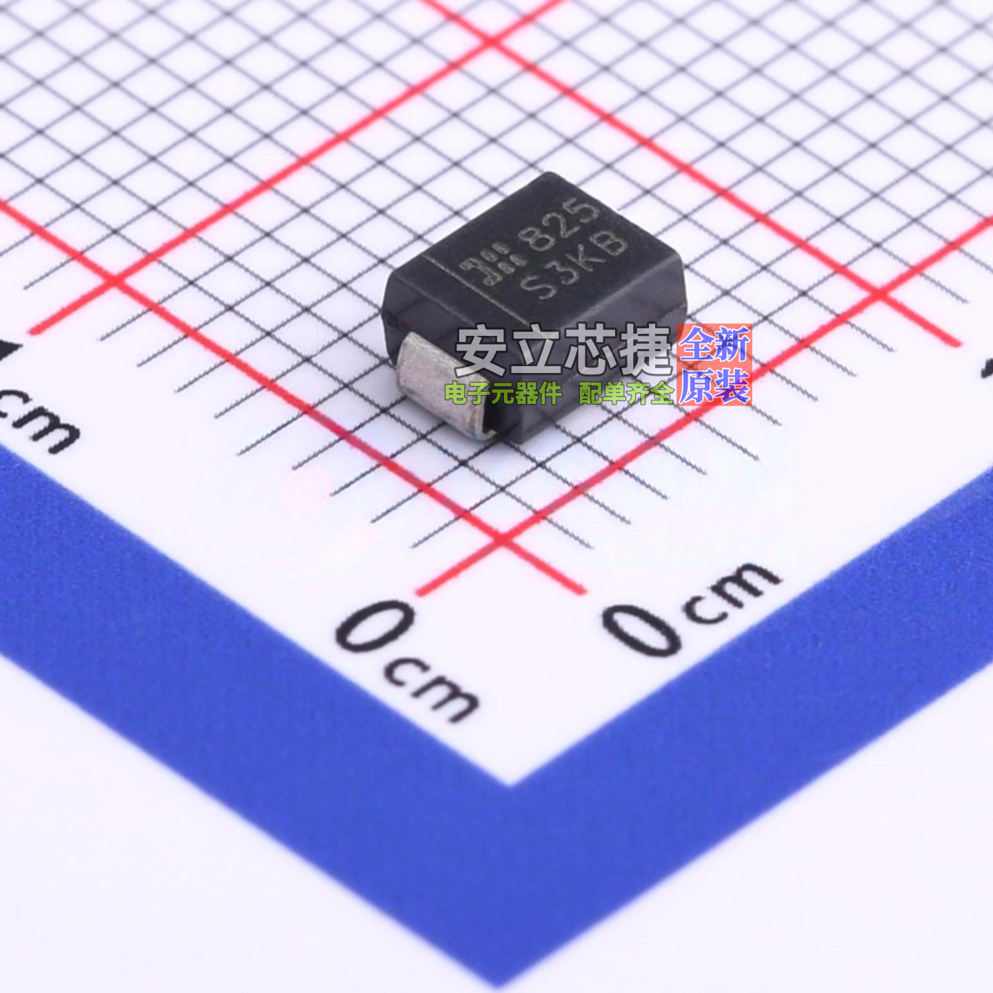 通用二极管 S3KB-13-F DO-214AA DIODES(美台) 电子元件全新原装