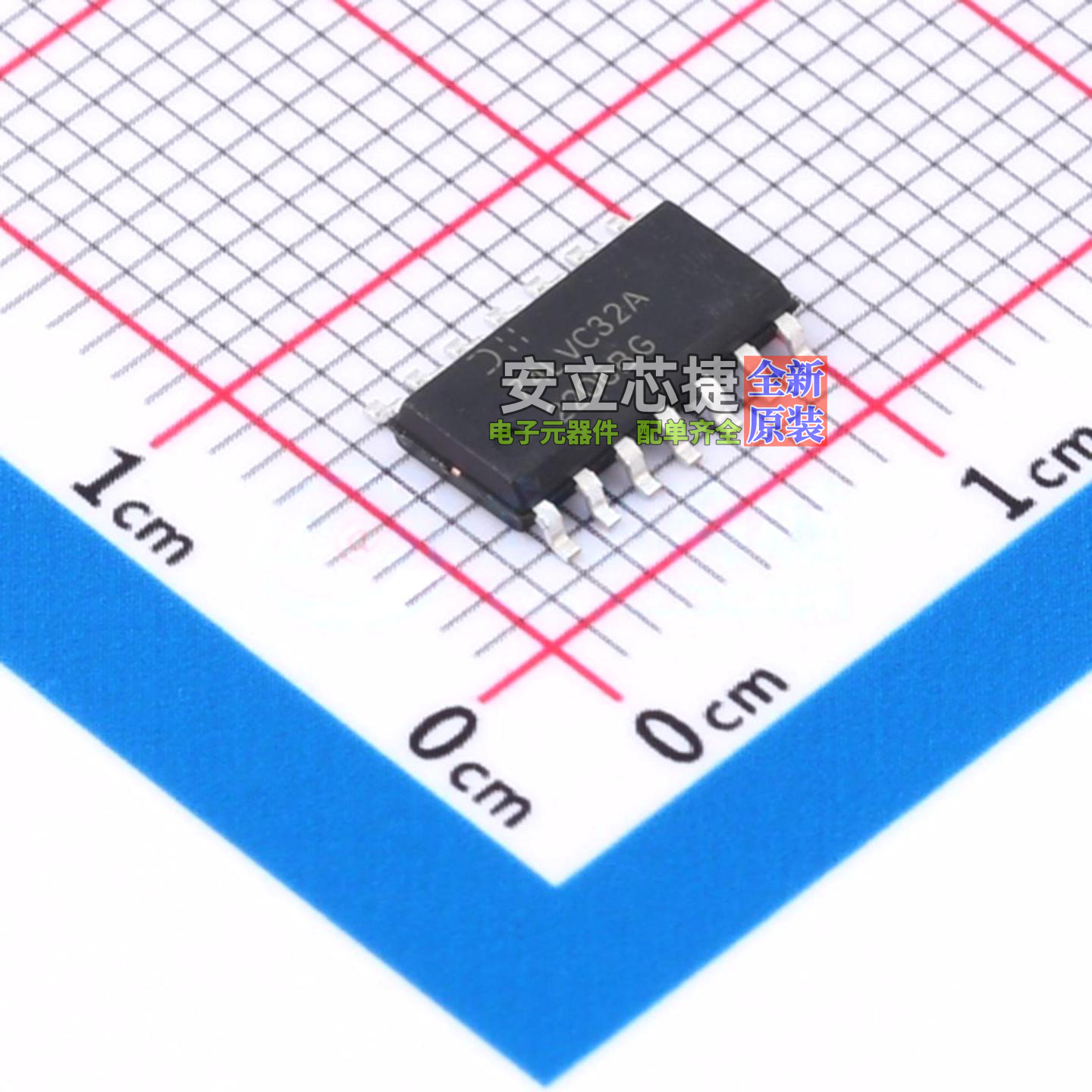 逻辑门 74LVC32AS14-13 SO-14 DIODES(美台) 电子元器件全新原装