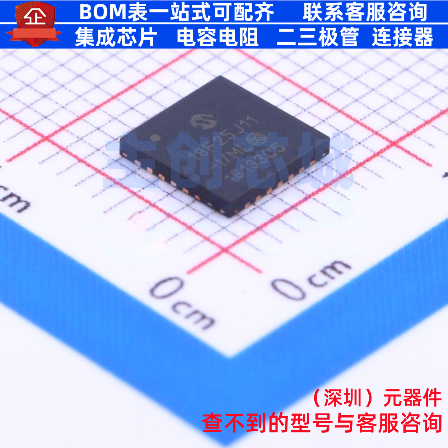 单片机(MCU/MPU/SOC) PIC18F25J11-I/ML QFN-28 MICROCHIP(微芯)