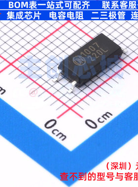 晶体管输出光耦 FODM1007R2 SOP-4-2.54mm onsemi(安森美) 元器件