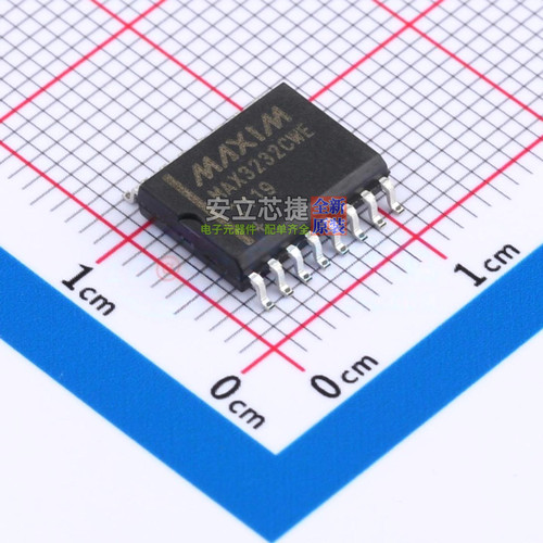 RS232芯片 MAX3232CWE+ SOIC-16 MAXIM(美信) 电子元器件全新原装