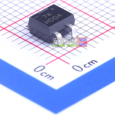 整流桥 HD04-T MiniDIP DIODES(美台) 电子元器件配单全新原装