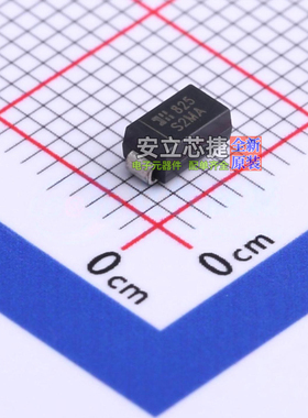 通用二极管 S2MA-13-F DO-214AC DIODES(美台) 电子元件全新原装