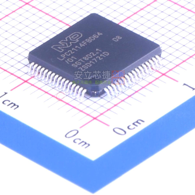 单片机(MCU/MPU/SOC) LPC2114FBD64/01,15 LQFP-64 安世 全新原装
