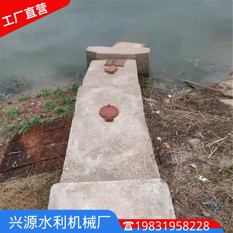 竖井拍门 斜卧管止水盖 池塘水库淤地坝分层取水口盖板涵管排水闸
