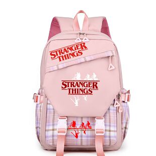 韩版Stranger thing周边时尚中小学生书包男女百搭休闲双肩包