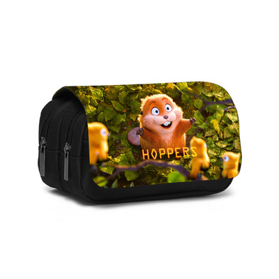 河狸变身学生双层笔袋