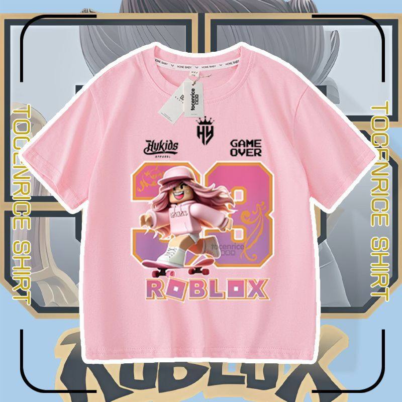 roblox虚拟世界罗布乐思周边男女2026年女童宽松休闲百搭T恤,童装/婴儿装/亲子装,其它,淘宝优惠券,粉丝福利购,淘宝优惠卷