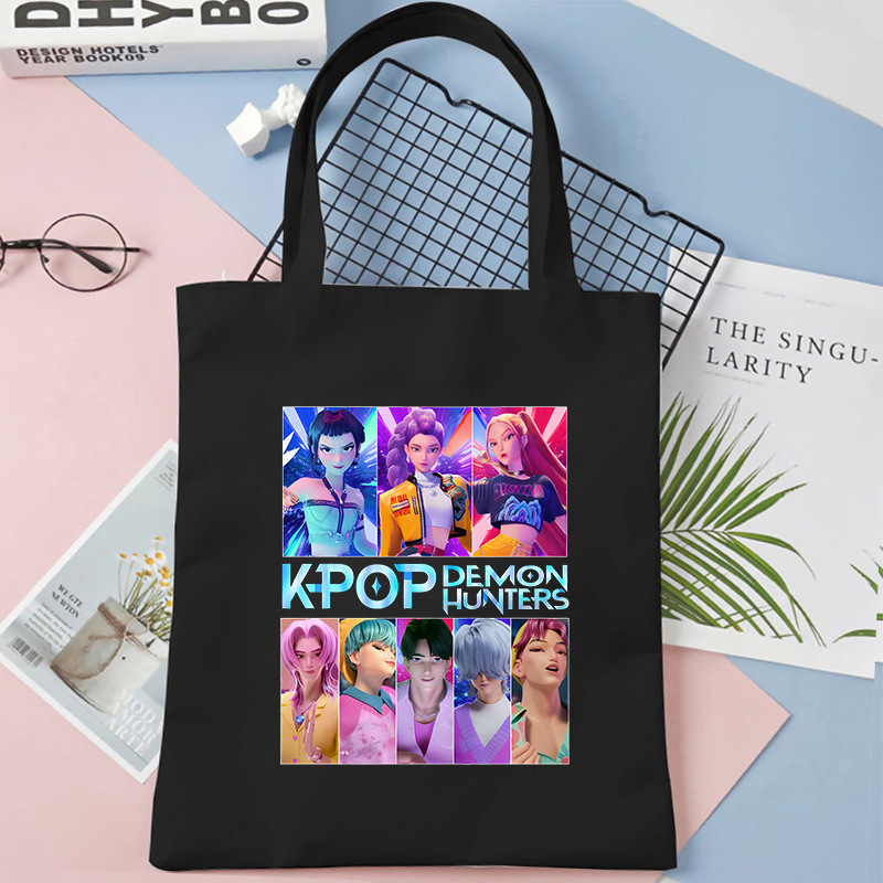 KPOP猎魔女团帆布包04