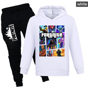 Fortnite动漫男女童卫衣+休闲长裤套装