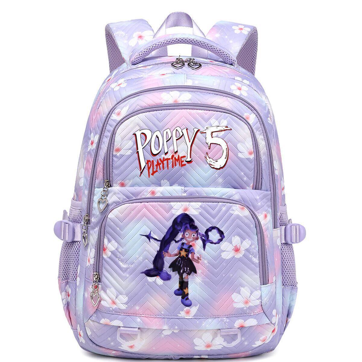 新款游戏个性印花潮流双肩包轻便护脊大容量彩色洋气学生书包