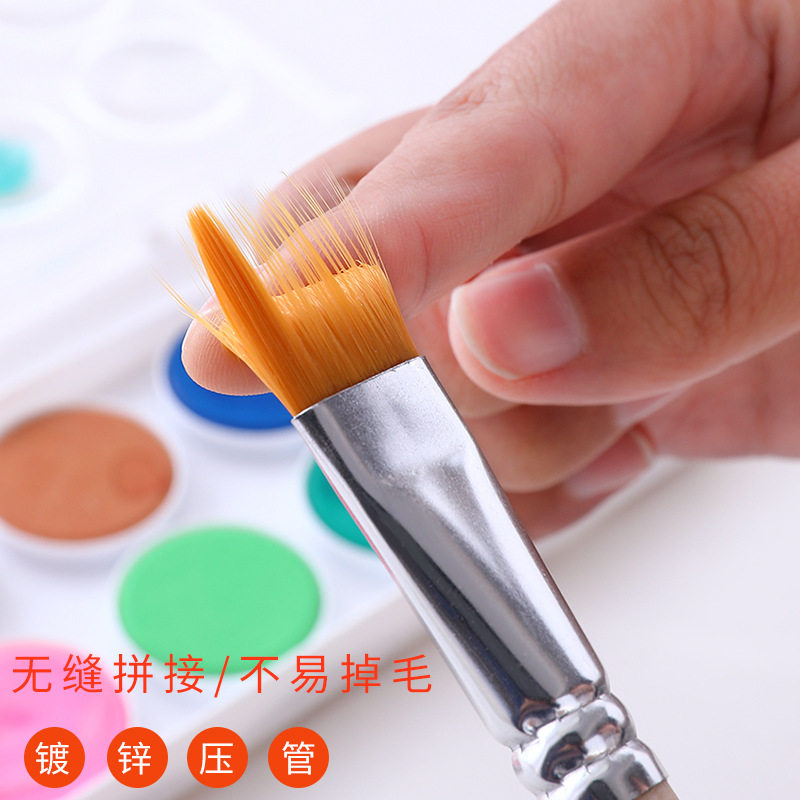 水粉水彩丙烯画笔8支初学