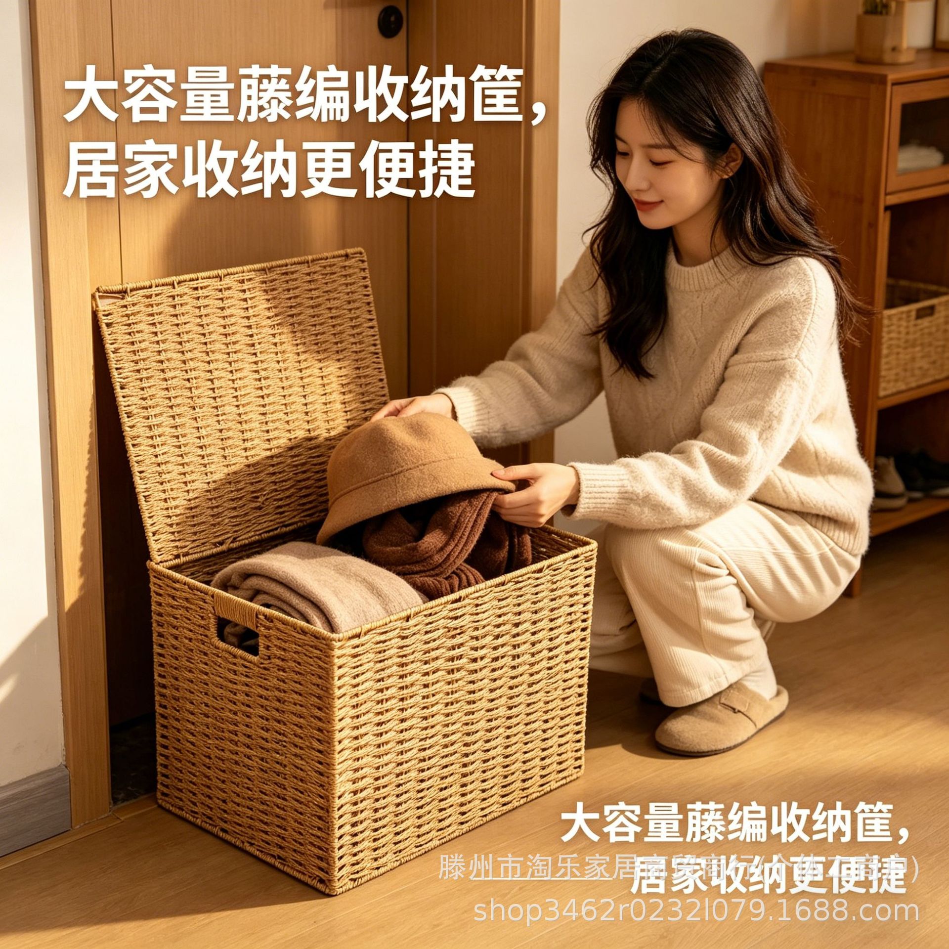 家用收纳箱衣柜衣物杂物