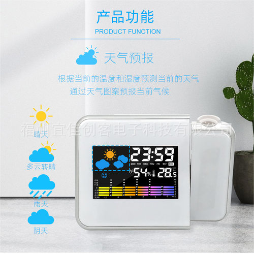厂家供应8190投影钟led