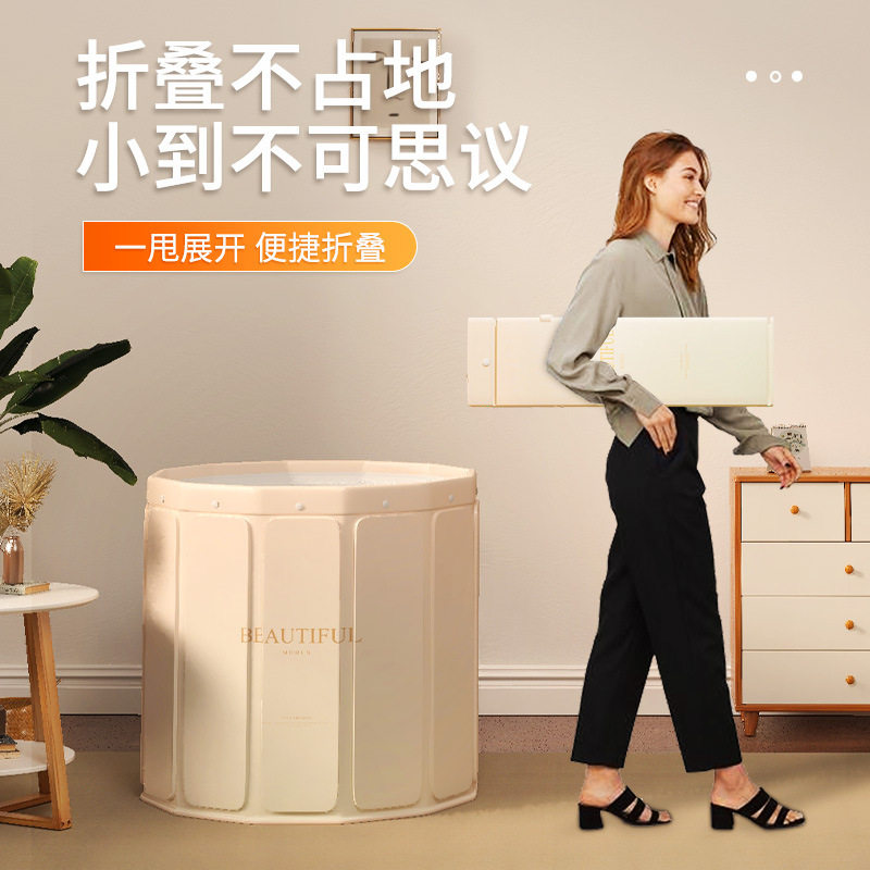 泡澡桶免安装木板加厚成