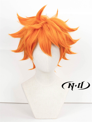 taobao agent No need to trim!ND home] Nikko Xiangyang Volleyball Teenagers Anti -Qiao Model COS Wig Orange Red