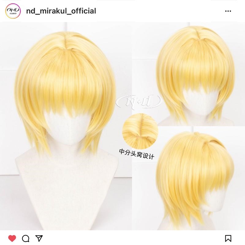 ND家】 酷拉皮卡 全职猎人 cos假发 角色款 仿真头皮