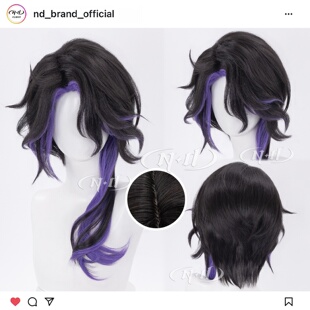 ND家】 潘塔罗涅 愚人众富人 原神头皮顶角色款cos假发 Pantalone