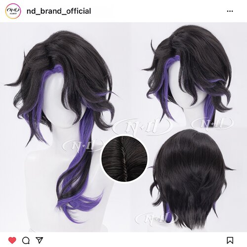 ND家】 潘塔罗涅 愚人众富人 头皮顶角色造型款cos假发 Pantalone