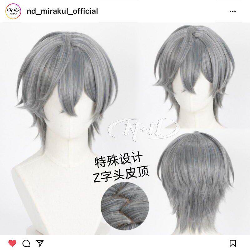ND家】哲 主控男主哥哥 绝区零 角色款cos假发 Z字头皮图片
