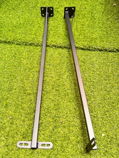 户外led射灯投光灯固定支架门头广告招牌灯杆防锈方管适用10-100W