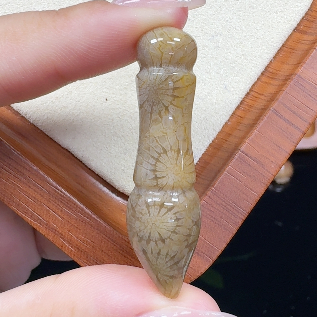 大花 双面 毛笔精品