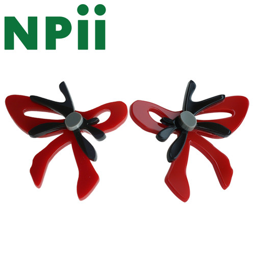npii心愿耳钉2021年新款新年红色
