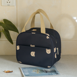 饭盒手提袋子保温袋加厚铝箔便当包小学生上班族通勤午餐包带饭包