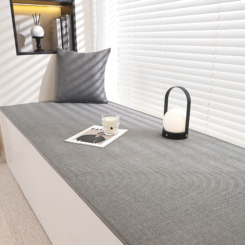 棉麻防滑四季通用定制订做客厅榻榻米飘窗垫阳台坐垫卧室飘窗垫