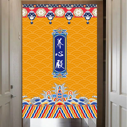 布艺卫生间卧室厨房餐厅日式半帘