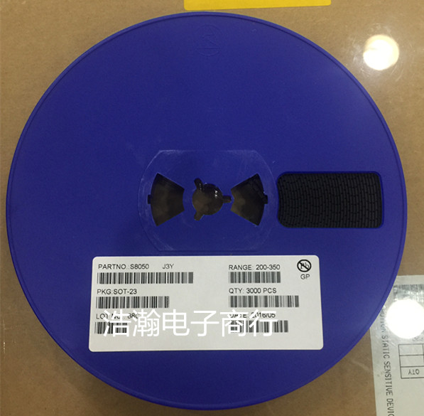 贴片 S8050 J3Y 三极管SOT23 MBT8050LT1G 1盘3000个 量谈价拍