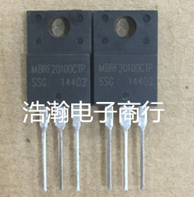 散新 MBRF20100CTP MBR20100 肖特基管TO-220F MBR20100FCT  塑封