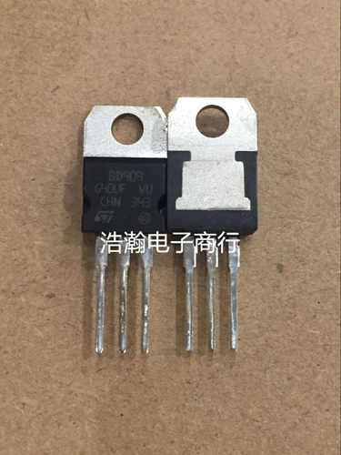 全新原装 BD909 ST TO-220 NPN 80V15A 90W  BON配单