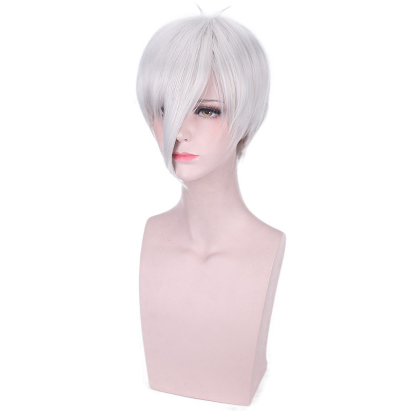 宝石之国Antarcticite南极石 银色银白色短发假毛加长cosplay假发