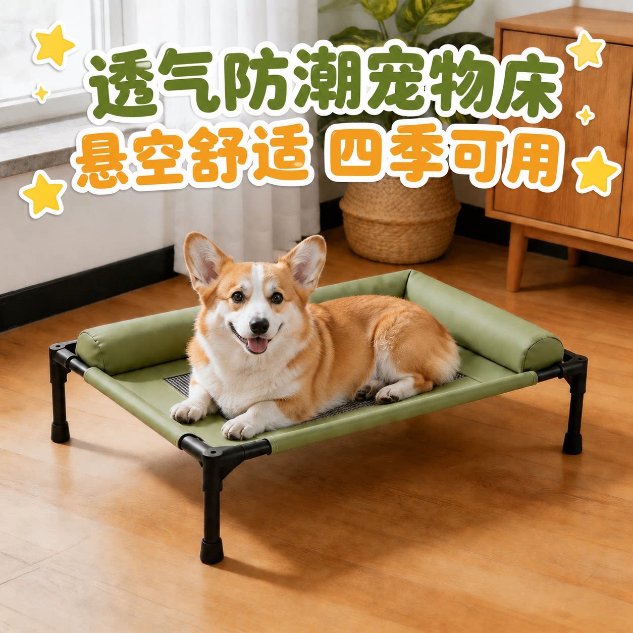 宠物狗狗行军床狗狗睡觉专用床离地防潮狗窝床四季通用拆洗小狗床