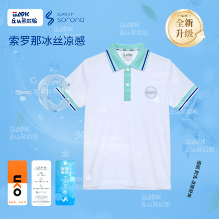 2026景德镇市统一校服乐平浮梁中小学生夏季校服短袖单上衣升级款