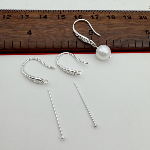 S925纯银材料包套装自己制作耳环