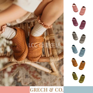 正品授权丹麦Grech Co宝宝儿童涉水鞋沙滩鞋网鞋透气防滑魔术贴