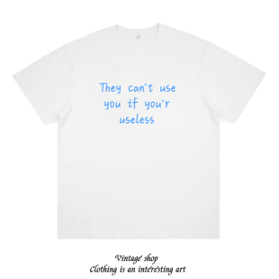 T恤 创意个性 趣味恶搞短袖 useless you use can They