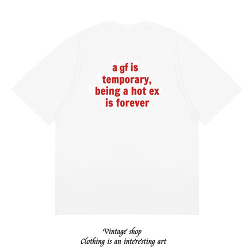 a gf is temporary being a hot ex is forever 美式辣妹个性短袖