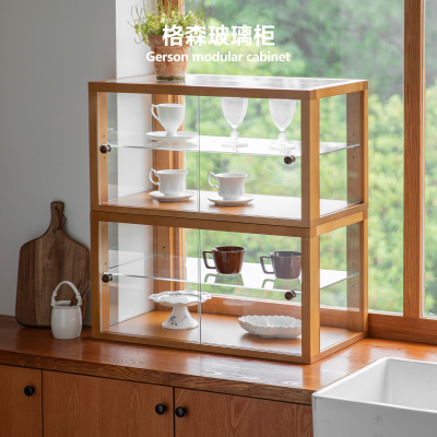 集木室物所格森玻璃柜客厅餐边柜卧室储物展示斗柜移动边柜模块柜