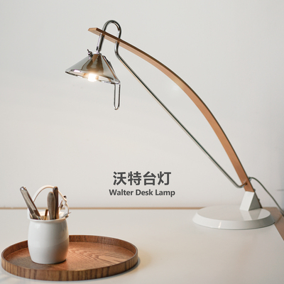 集木室物所沃特落地灯客厅卧室中古氛围沙发高级法式艺术复古台灯