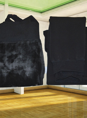 奴多姿9014包邮680D超柔保暖鹿绒高压收腹加肥加大踩脚九分裤