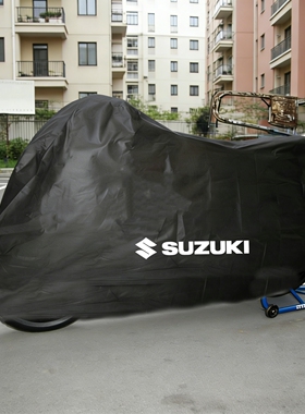 适用铃木酷道155GSX250R极客飒155/150DR160DL250GZ150防雨水车罩