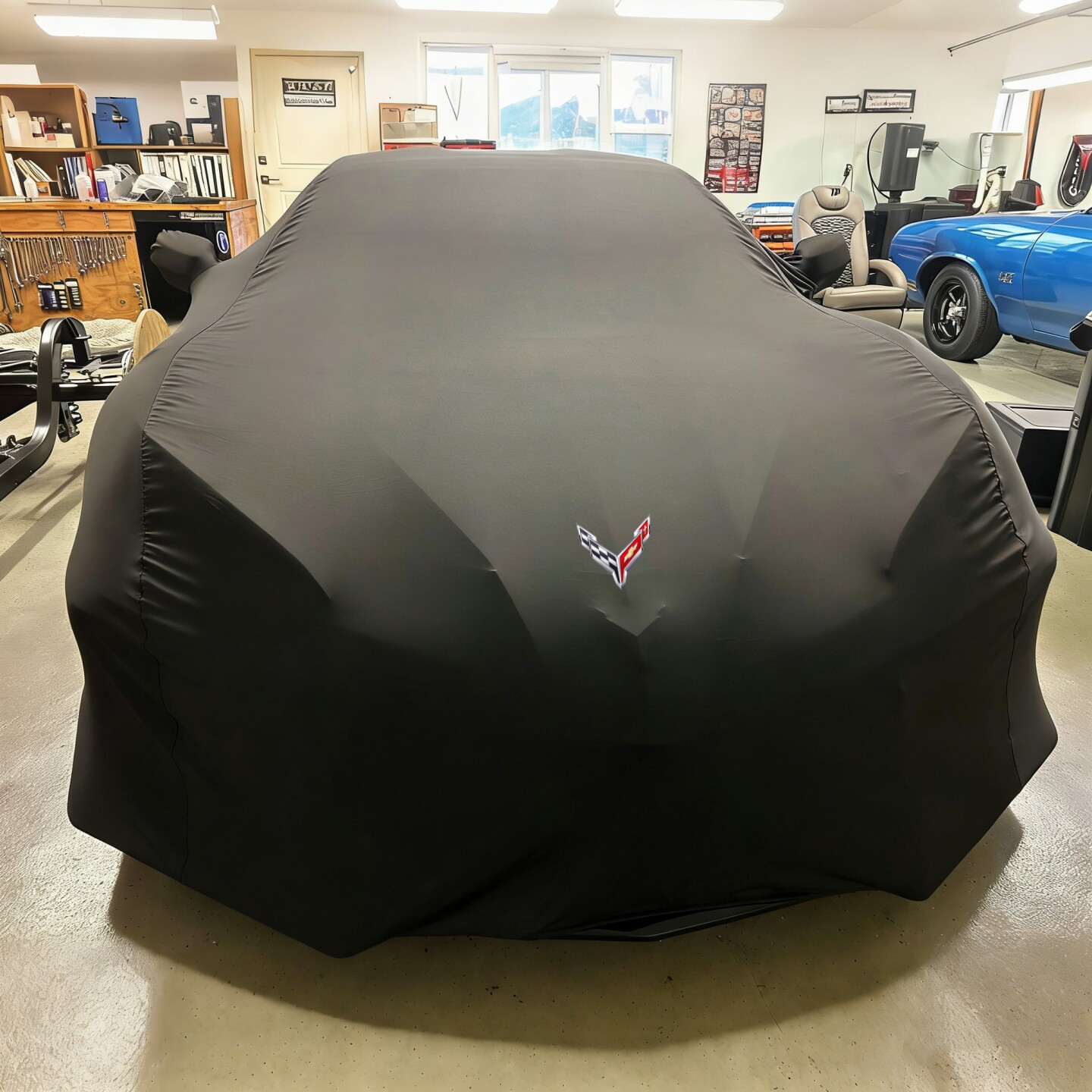 适用科尔维特C8C7C6C3C5跑车专用汽车车衣克尔维特ZR1车罩套防晒